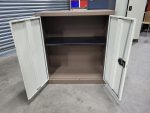 BISLEY Storage Brown Cupboard – Medium Size Lockable Office Cabinet with Shelf - Image 11
