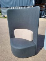 Boss Design Collaborative High Back Chair Shuffle Ice Blue Grey Lumbar Pad - Image 8