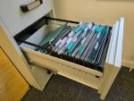 4 Drawer Office Filing Cabinet Lockable Fireproof - A4 Foolscap Compatible - Image 4