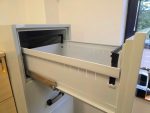4 Drawer Office Filing Cabinet Lockable Fireproof - A4 Foolscap Compatible - Image 13