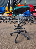 Humanscale Freedom Draughtsman Chair Tall Ergonomic Drafting Stool - Jade - Image 11