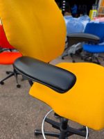 Humanscale Freedom Draughtsman Chair Tall Ergonomic Drafting Stool - Yellow - Image 5