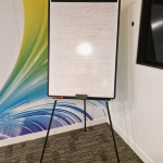 Flipchart Tripod Easel Whiteboard Stand Adjustable Legs Magnetic