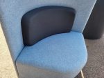 Boss Design Collaborative High Back Chair Shuffle Ice Blue Grey Lumbar Pad - Image 10