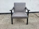 Dunelm Office Accent Grey Armchair - Reception / Living Room Visitor Modern Seat
