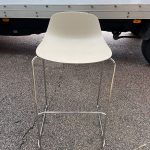 Used Bar Stools Boss Design Chrome Frame Footrest - 14 Loop Stools BIG SET