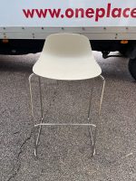 Used Bar Stools Boss Design Chrome Frame Footrest - 14 Loop Stools BIG SET
