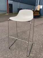 Used Bar Stools Boss Design Chrome Frame Footrest - 14 Loop Stools BIG SET - Image 6