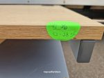 Used Beech Office Desk 120cm w/ Lockable Mobile Pedestal & Drawers - Image 9