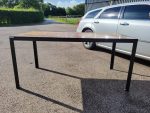 Rawside Bad Boy Industrial Table 160cm Steel Frame Office Desk Meeting Table - Image 2