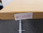 Used Beech Office Desk 140cm with Drawers Left-Hand Wave & Lockable Pedestal - Image 9