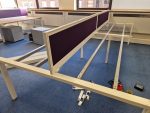 Office Bench Desk + Screens + Lockable Mobile Pedestal Cabinets 160cm per person - Image 23
