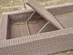 Manutti Aspen Outdoor Sun Lounger – Old Grey Wicker w/ Cushions Used Recliner - Image 8