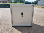 Used Tambour Cupboard Lockable Sliding Door Office Cupboard Adjustable Shelf - Image 3