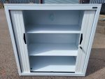 Used Tambour Cupboard Lockable Sliding Door Office Cupboard Adjustable Shelf - Image 17