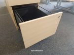 Right-Hand Office Wave Desk With Matching Extending Lockable Cabinet –  120cm - Image 18