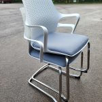 Used Visitor Room Chair – Stacking Conference / Meeting Cantilever Seat