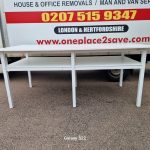 Used Heavy Duty Workbench – Steel Frame Industrial Table – UK Delivery