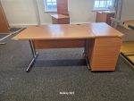 Used Office Desk With Matching Cabinet – 🚚  Fast UK Delivery 🚚