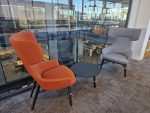 HENDRIX Lounge Reception Chair Upholstered Modern Armchair + FREE Coffee Table - Image 6