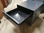 Wave Ergonomic Office Desk Left Hand + Mobile Steel Lockable Drawer Cabinet - Image 7