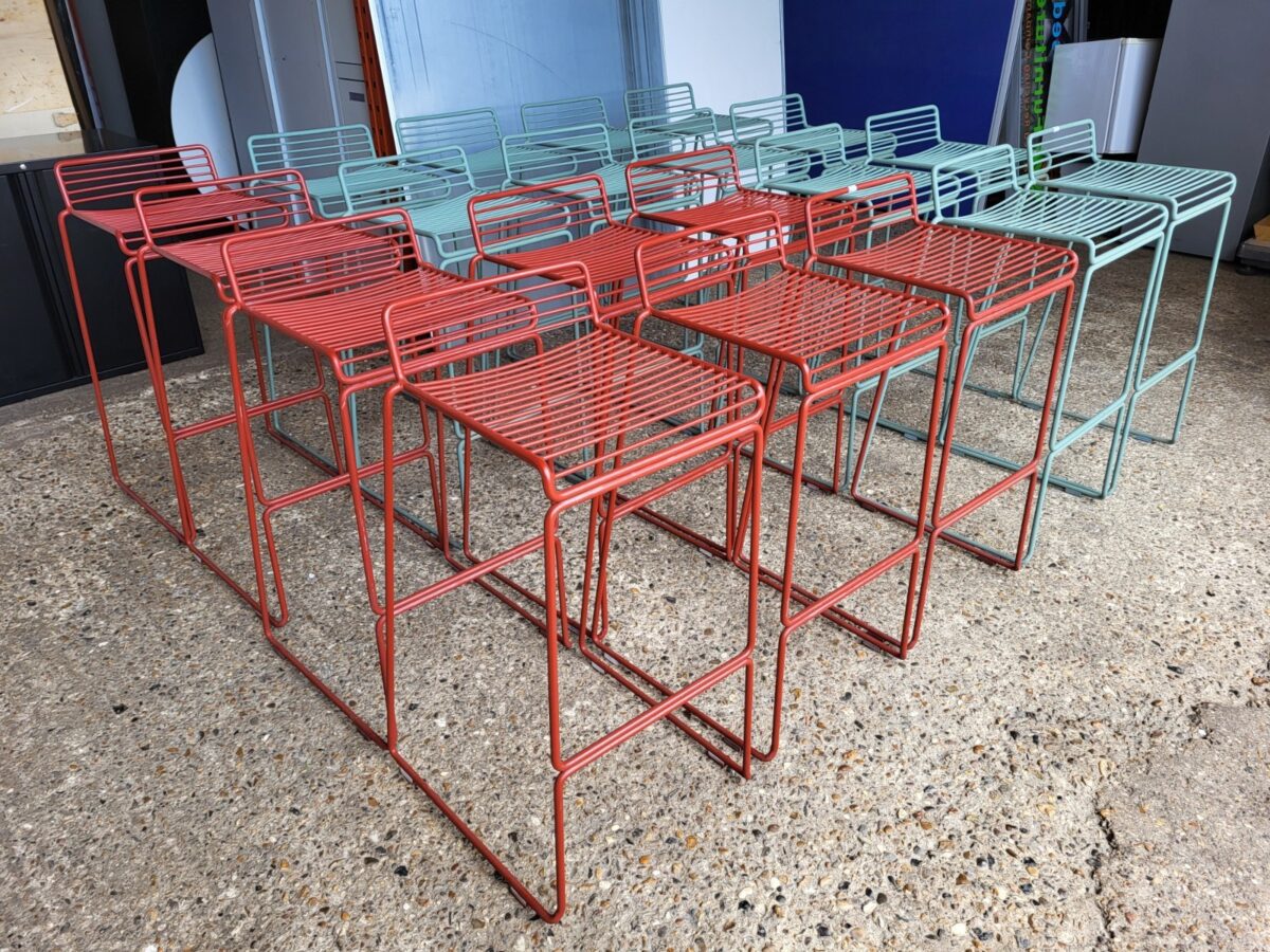 Used Ba Set Used Bar Stools Set – 2x HAY Hee Bar Stools, Indoor/Outdoor, Stackable ...
