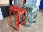 Used Bar Stools Set – 2x HAY Hee Bar Stools, Indoor/Outdoor, Stackable - Image 3