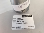 Used Senator Circular Table White Top Chrome Frame Modern Office / Reception - Image 12