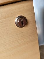 4 Drawer Office Filing Cabinet Maple Wood Lockable - Foolscap Compatible - Image 13