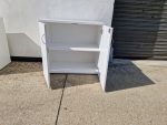 Lockable Storage Office Cabinet Double Door Adjustable Shelf White Cupboard - Image 4