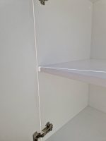 Lockable Storage Office Cabinet Double Door Adjustable Shelf White Cupboard - Image 5