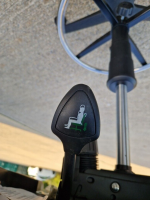 Draughtsman Ergonomic Used Chair High Back With Adjustable Foot Ring - Blue - Image 14