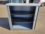 Storage Tambour Cupboard – Sliding Door Lockable Office Cabinet with Shelves - Image 4