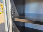 Storage Tambour Cupboard – Sliding Door Lockable Office Cabinet with Shelves - Image 5