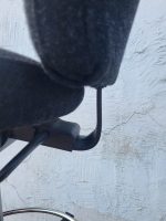 Draughtsman Chair Height Adjustable Office High Stool with Foot Ring - Black - Image 6