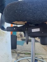 Draughtsman Chair Height Adjustable Office High Stool with Foot Ring - Black - Image 9