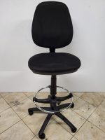 Used Draughtsman Chair High Back Ergonomic With Adjustable Height and Foot Ring
