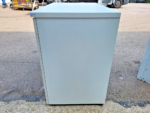 White Office Storage Cupboard Double-Door Lockable Desk-High Wood Cabinet - Image 16