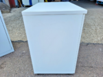 White Office Storage Cupboard Double-Door Lockable Desk-High Wood Cabinet - Image 17