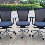 Used Bestuhl J1 Mesh Task Chair – Chrome Base, Height-Adjustable Arms, Lumbar