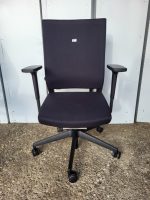 Elite I-Sit Operator Chair – Ergonomic Task Black Chair with Adjustable Arms