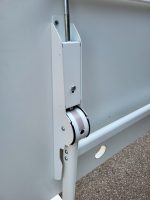 Flip Top Folding Table on Wheels – White Mobile Desk 200cm - Office Workstation - Image 8