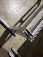 Used White Rectangualr Office Desk – With Mobile Pedestal Cabinet - Image 22