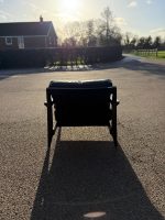 Case Stanley Armchair by Matthew Hilton - Reception Office Black Leather Chair - Image 2