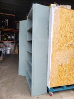 Metal Shelving Unit Garage Vintage Mid Century Modern Metal Bookshelf - Image 17