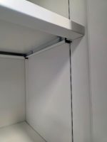 Used Steel Tambour Storage Cupboard – Lockable Office Sliding Door Cabinet - Image 4