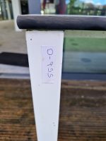 FROVI Outdoor White Table with Bench  - Garden / Patio Modern Furniture - 220cm - Image 6