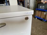 3 Drawer Office Filing Cabinet Lockable White Finish - A4 / Legal Size Documents - Image 9