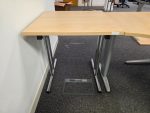 Flip Top Folding Table on Wheels – MFC Top Mobile Desk 75cm - Office Workstation - Image 3