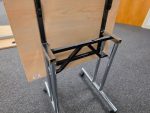 Flip Top Folding Table on Wheels – MFC Top Mobile Desk 75cm - Office Workstation - Image 11